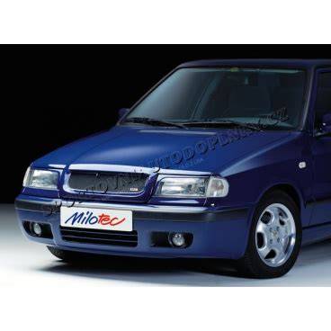 Obrázek sportovní masky Milotec pro Škoda Felicia - technický záběr a detail mřížky
