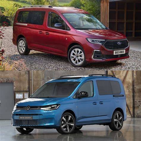 Infografika: Srovnání Tourneo Connect a VW Caddy