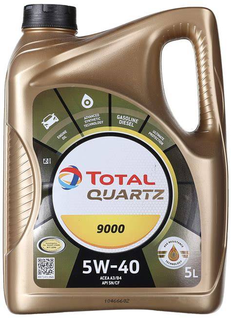 Infografika: Kompatibilita a specifikace TOTAL Quartz 9000 5W-40
