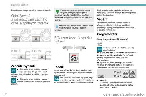 Infografika ukazující propojení odmrazování zadního okna a zrcátek