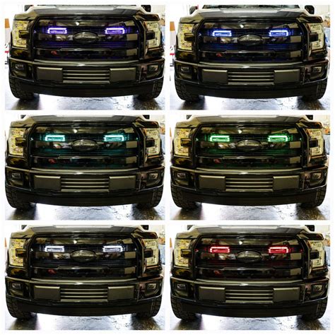 Ukázka různých barevných variant a světelných efektů systému BIG MOUTH LIT KIT