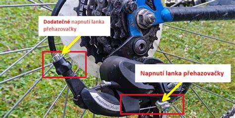 Seřízení bovdenu a umístění šroubu pro napnutí lanka