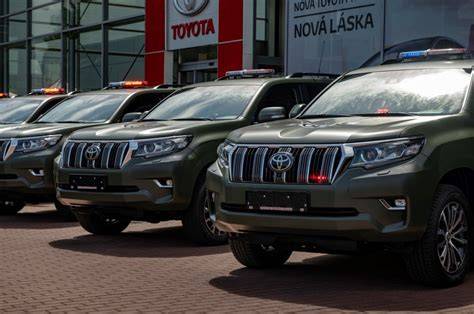 Infografika: Rozdělení počtu vozů Land Cruiser mezi složky Policie ČR