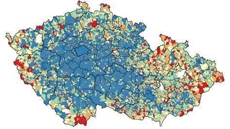 Mapa pokrytí policie v horských a příhraničních oblastech