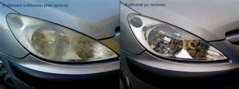 Infografika: Postup renovace krytů světlometů Renault Clio 1