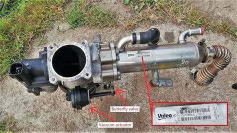 Infografika: Přehled hlavních komponent chlazení a EGR v Peugeot 407.