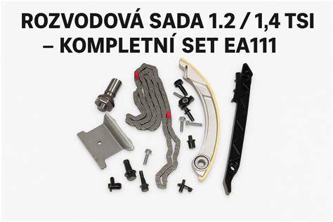 rozvodová sada 1.2 TSI (ilustrace balení a komponent)