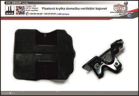 Krytka na tažné zařízení - příklad různých variant a provedení
