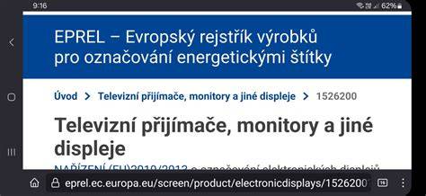 QR kód na EU štítku a EPREL databáze