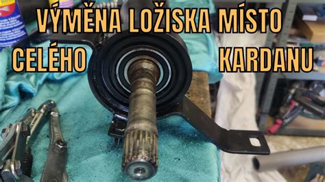 infografika středového ložiska kardanu