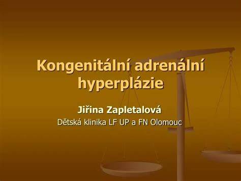 Kongenitální adrenální hyperplazie schéma enzymatického bloku